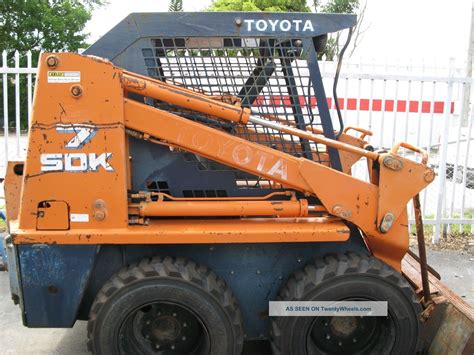 toyota skid steer loader 25dk7|toyota skid steer loader sdk8.